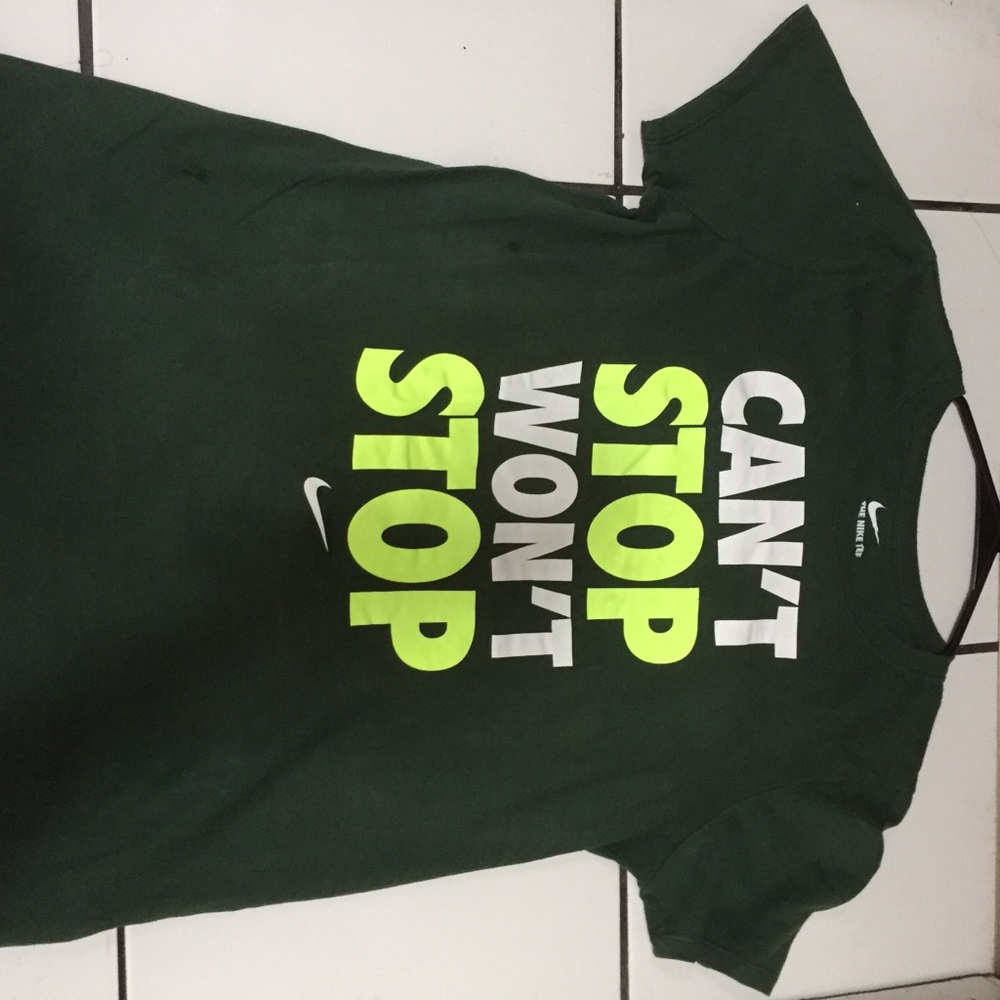 Nike “can’t stop won’t stop” t-shirt